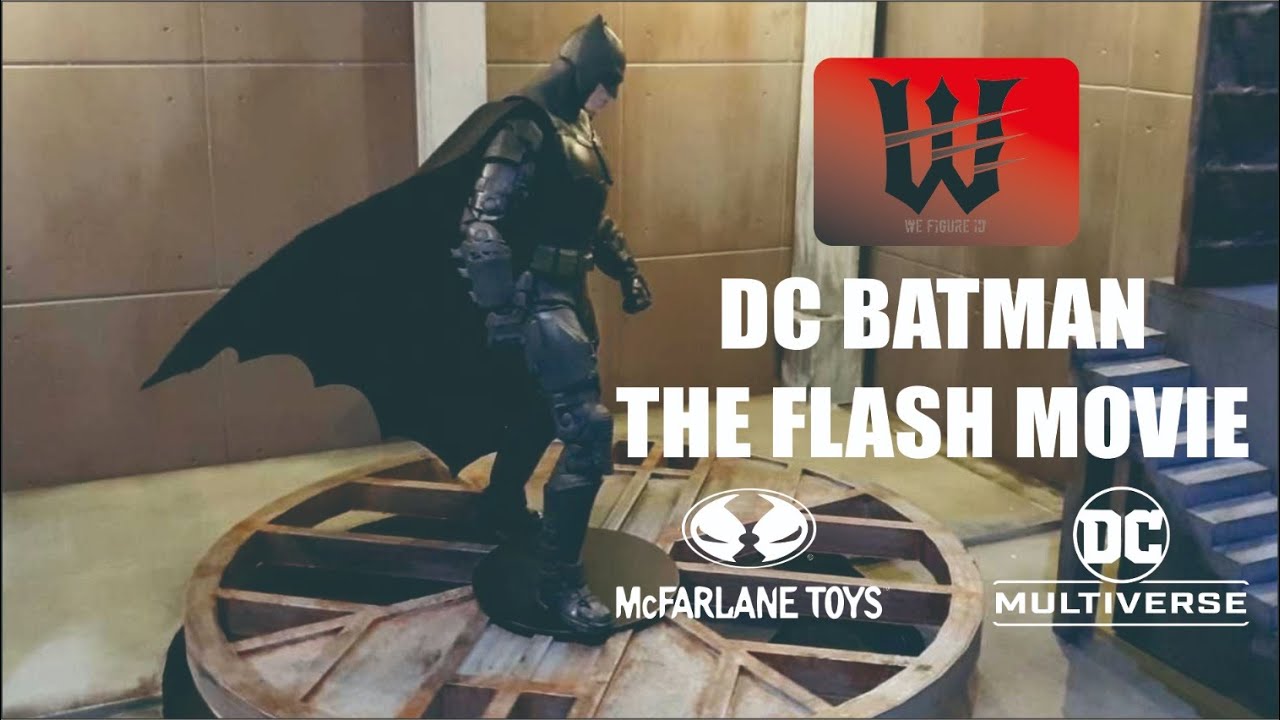 Review Batman The Flash McFarlane || dccomics || The Flash Movie || Batffleck || We Figure ID