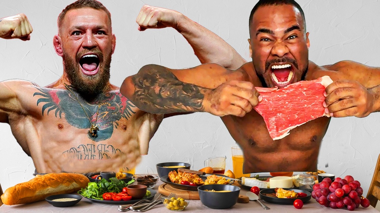 FIZ A DIETA DO CONOR MCGREGOR E OLHA COMO FIQUEI!