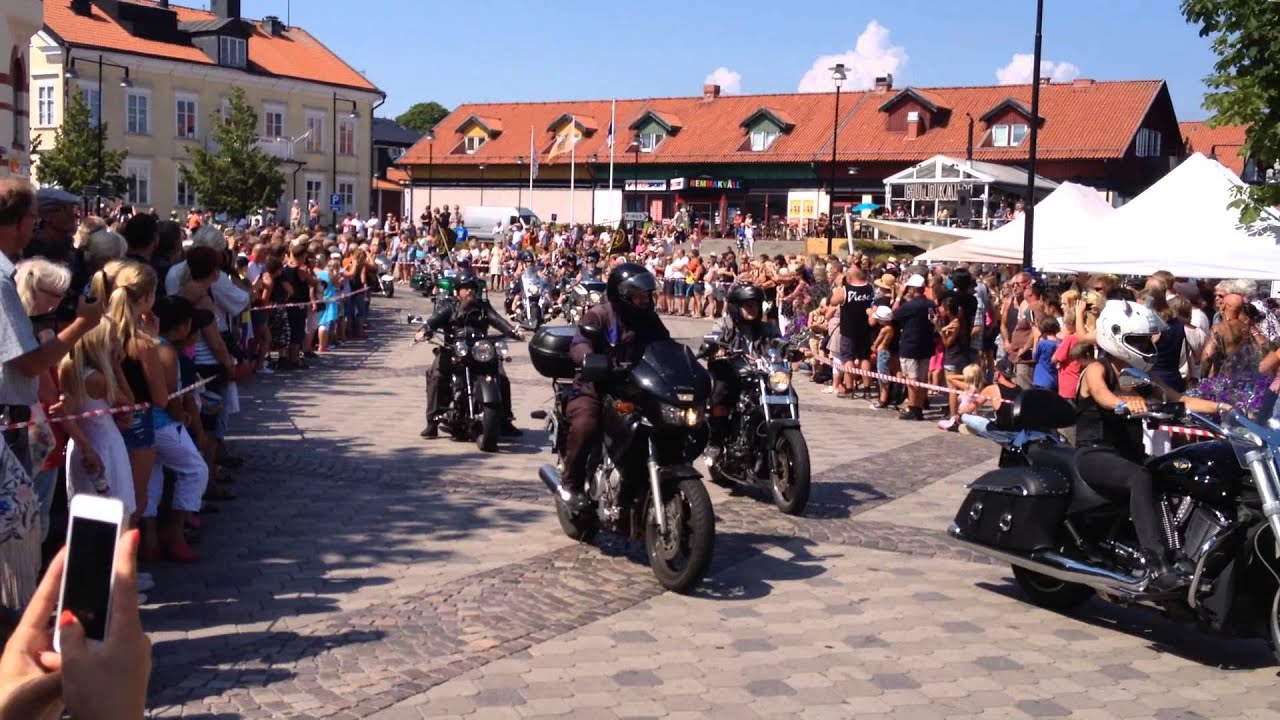 Kortege Hojrock 2014 with SCRC SWEDEN