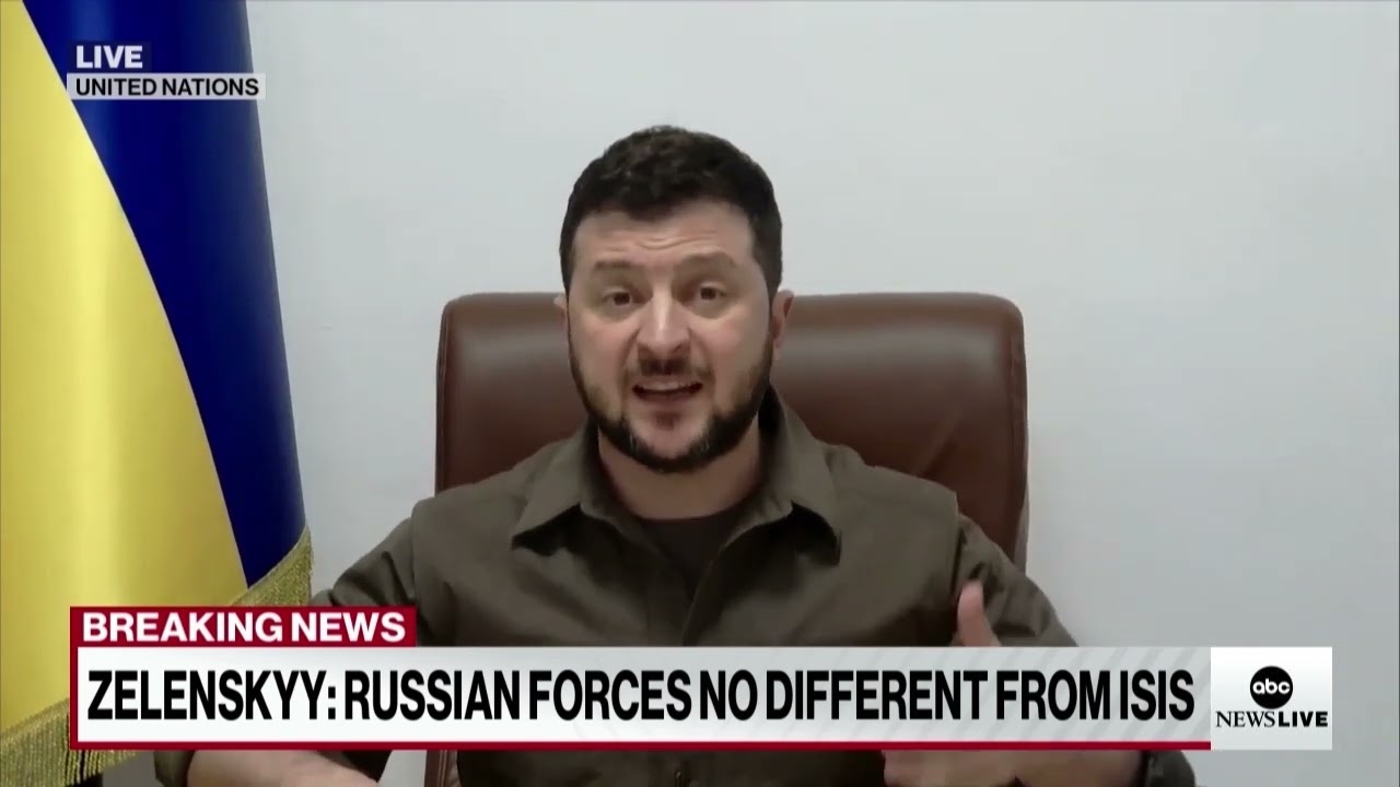 Zelenskyy addresses UN Security Council