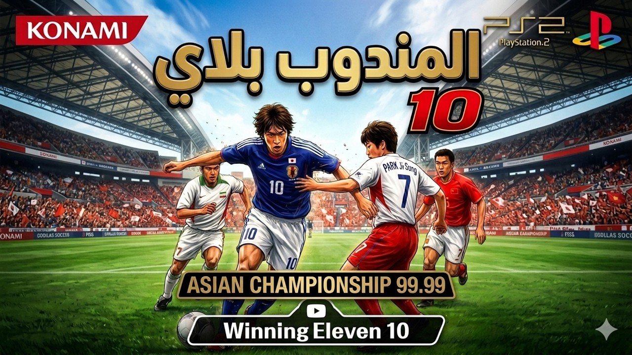 153 - Winning Eleven 2010 PS2 - Asian Championship 99.99 Gameplay