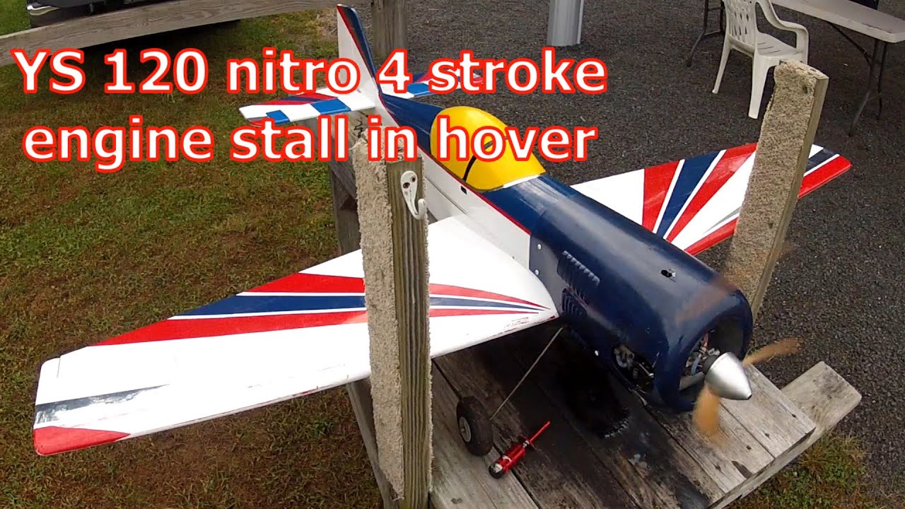 Carl Goldberg Sukhoi SU26 - YS 120 Engine stall during hover