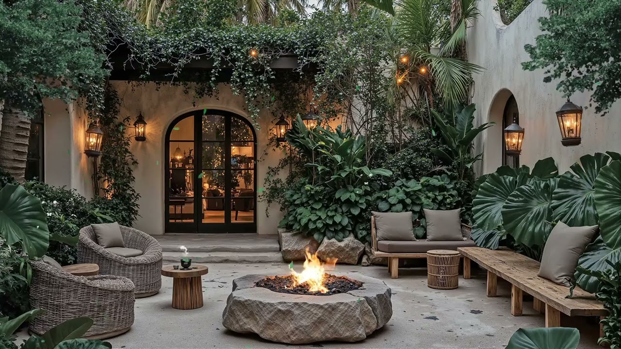 Smooth Jazz in the Garden 🌸 Relaxing Sax & Piano for Stress Relief, Focus, Coffee & Nature Vibes