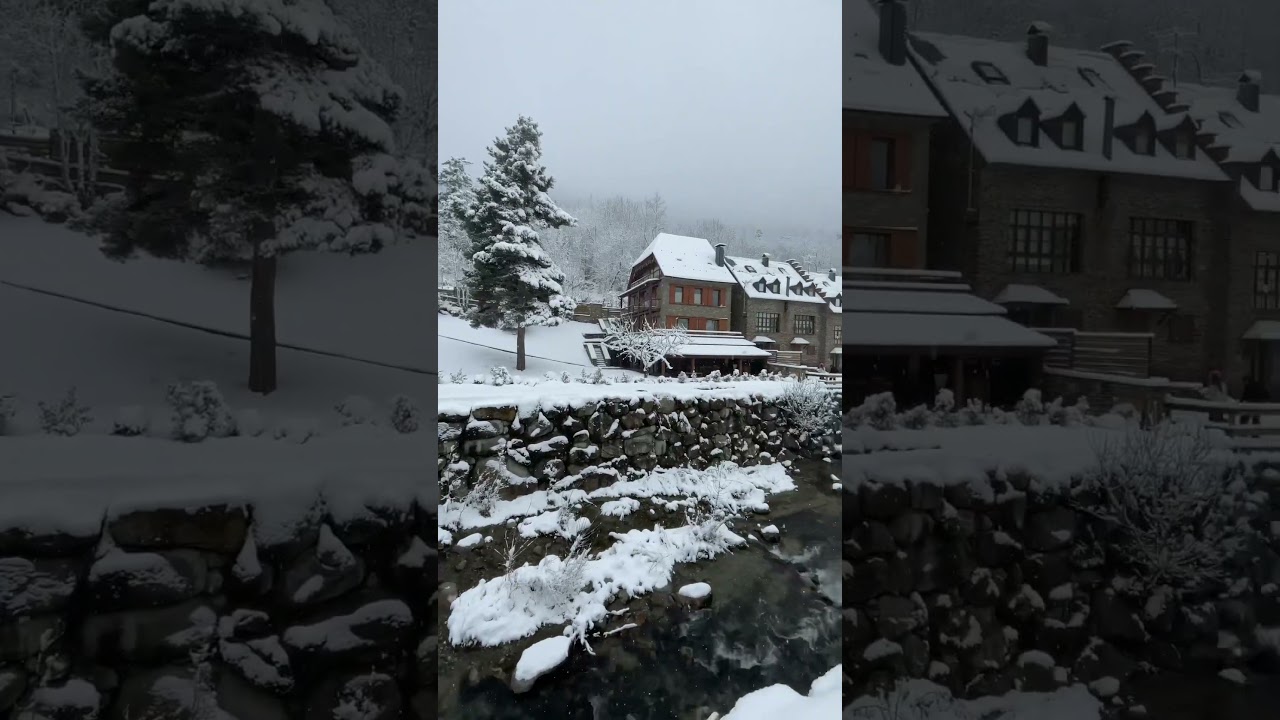 BUENOS DIAS!! #nieve #nevando #invierno #paisajeshermosos #paisajesbonitos