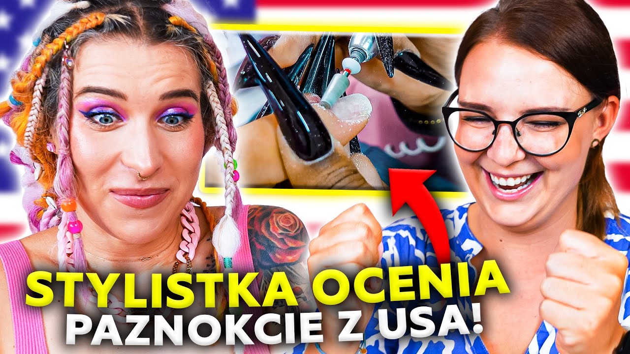 🇺🇸 STYLISTYKA REAGUJE NA NOWE PAZNOKCIE Z USA! jak wyglądają po miesiącu? Agnieszka Grzelak Beauty