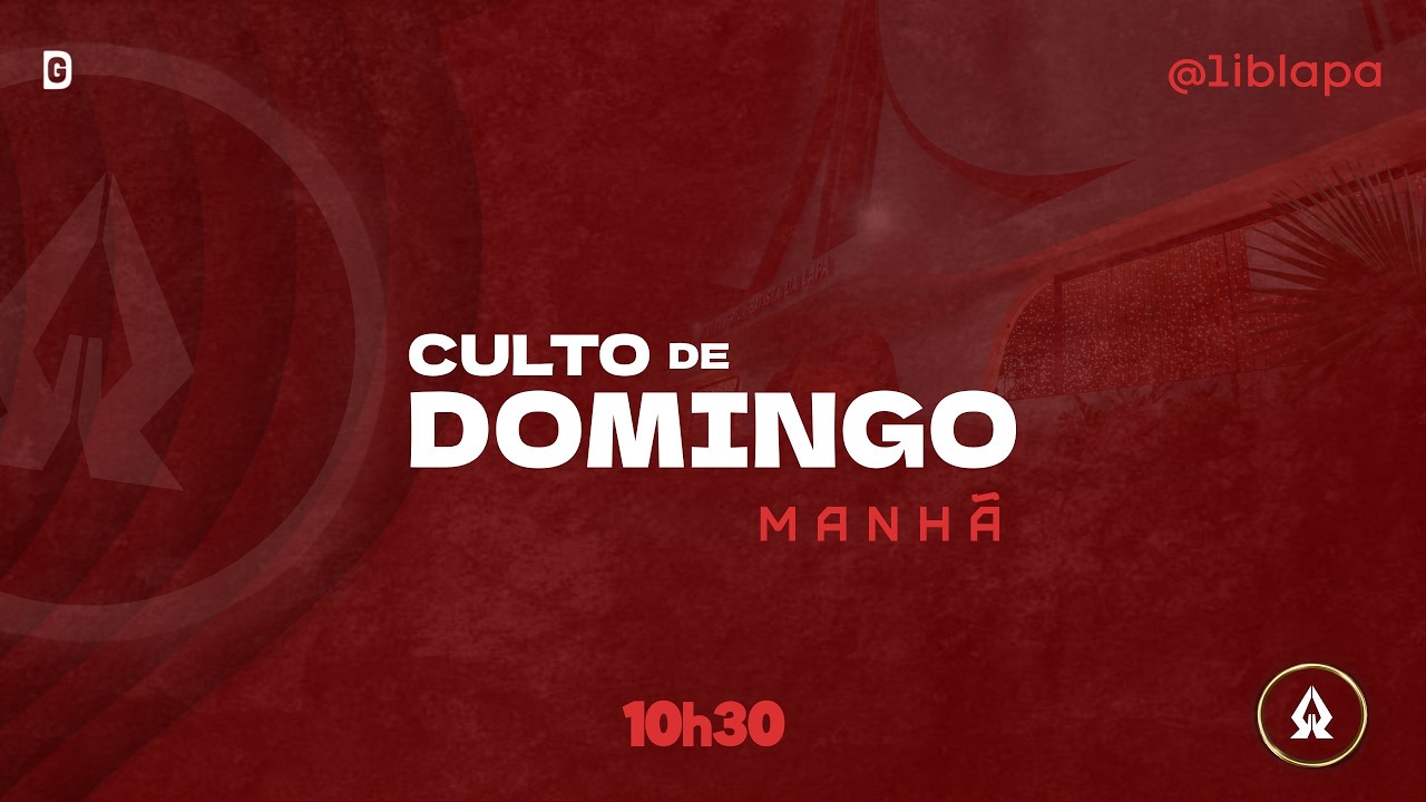 CULTO DOMINGO MANHÃ | PR. PAULO KLAWA | 1IBL | 15/02/2026 - 10h30