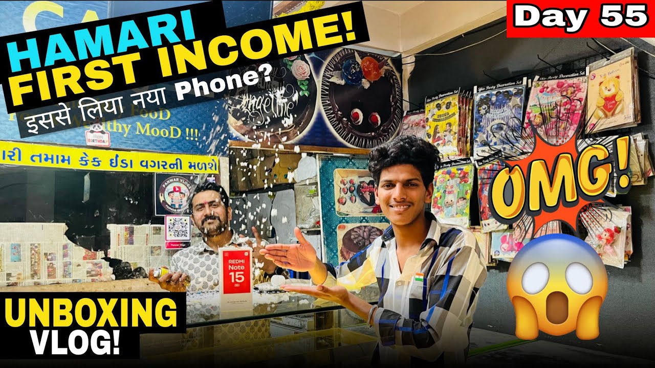 Day 55: YouTube First Income Se Liya Naya Phone! 🔥 | Unboxing & Celebration 🥳 | || Panwar Vlogs ||