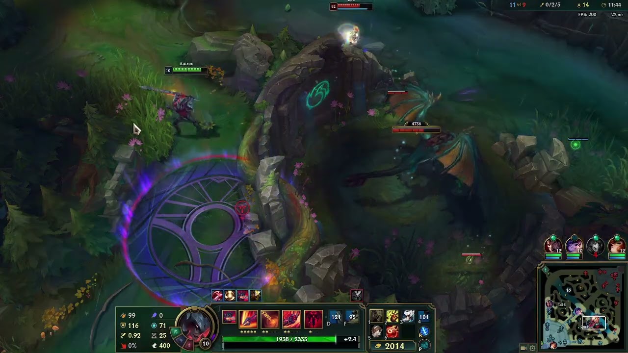 League of Legends 81 - Aatrox 06 - supporting alone