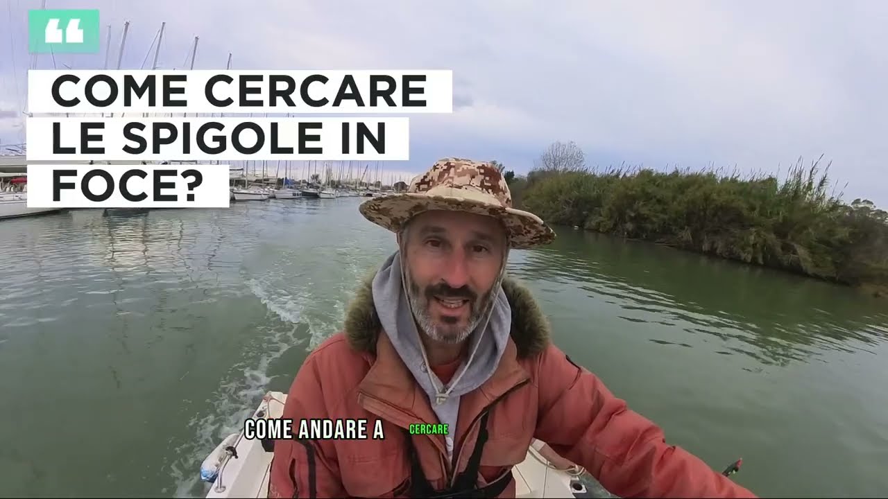 Tutorial | COME RICERCARE LA SPIGOLA IN FOCE? #pesca #spigola #fiumicino #ostia #spigola #acilia