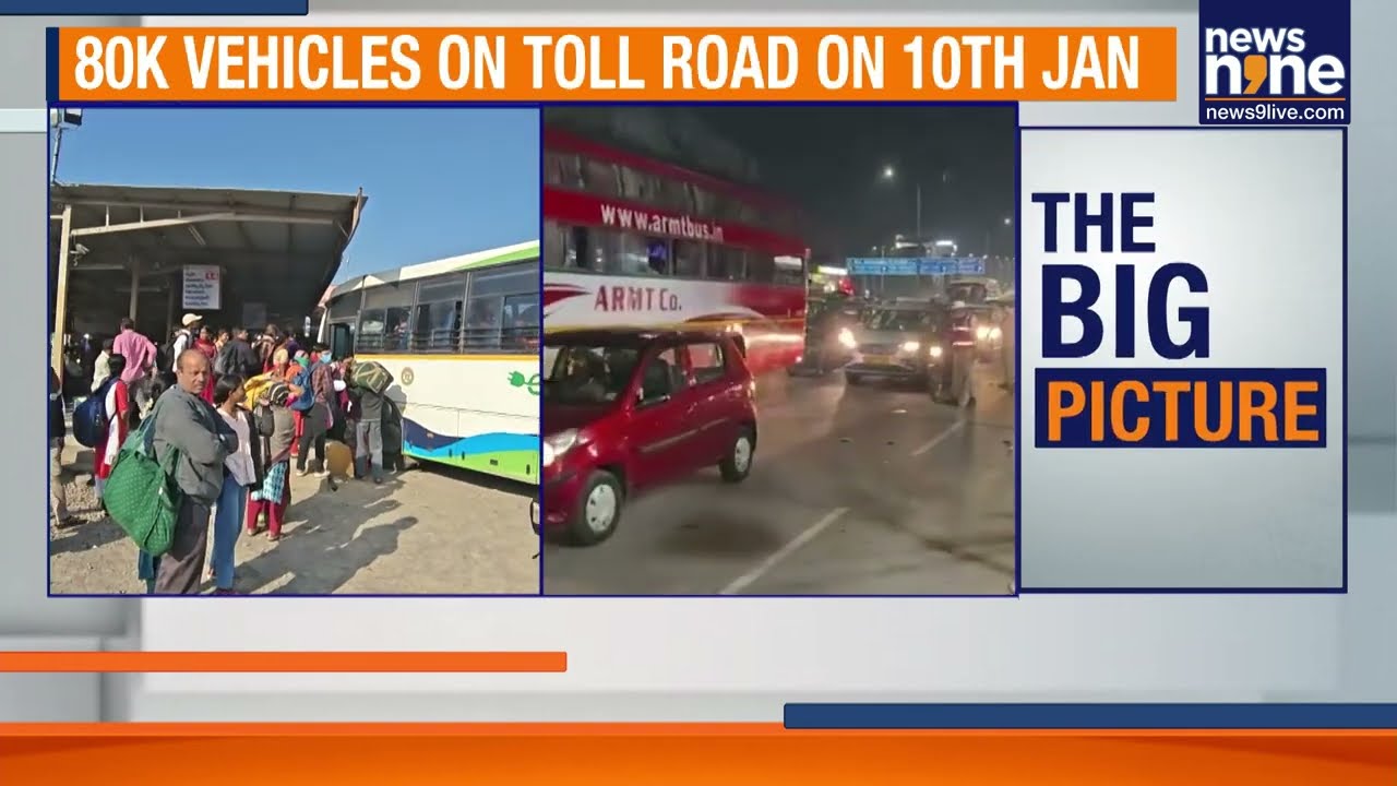 Sankranti Travel Rush Brings Hyderabad To A Standstill | Traffic Jam | News9