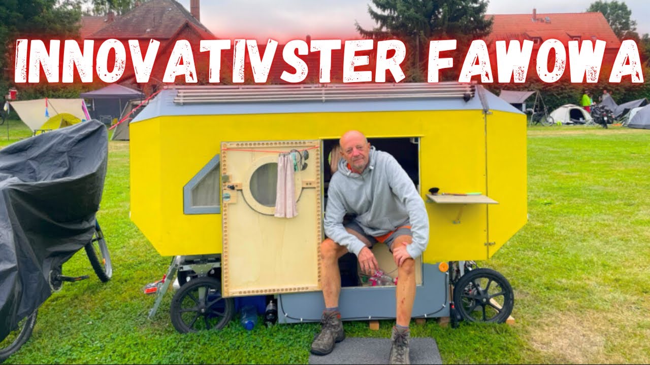 Ausziehbarer Fahrradwohnwagen mit Küche | Wohnungsreif?