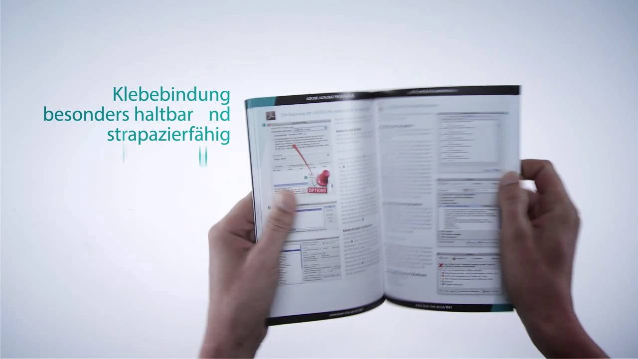 Brosch&uuml;ren Klebebindung - Druckerei Laserline