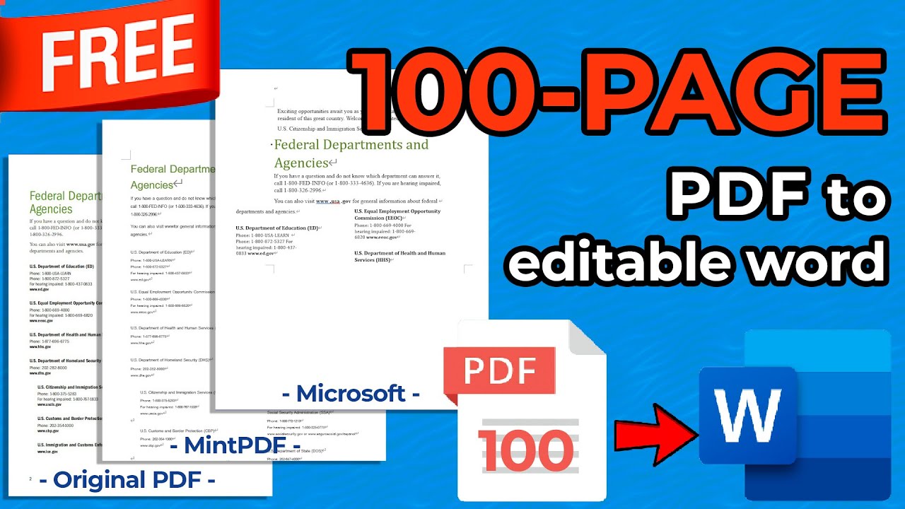 [БЕСПЛАТНО!] Преобразуйте 100-страничный PDF-файл в редактируемый файл Word без потери форматиров...