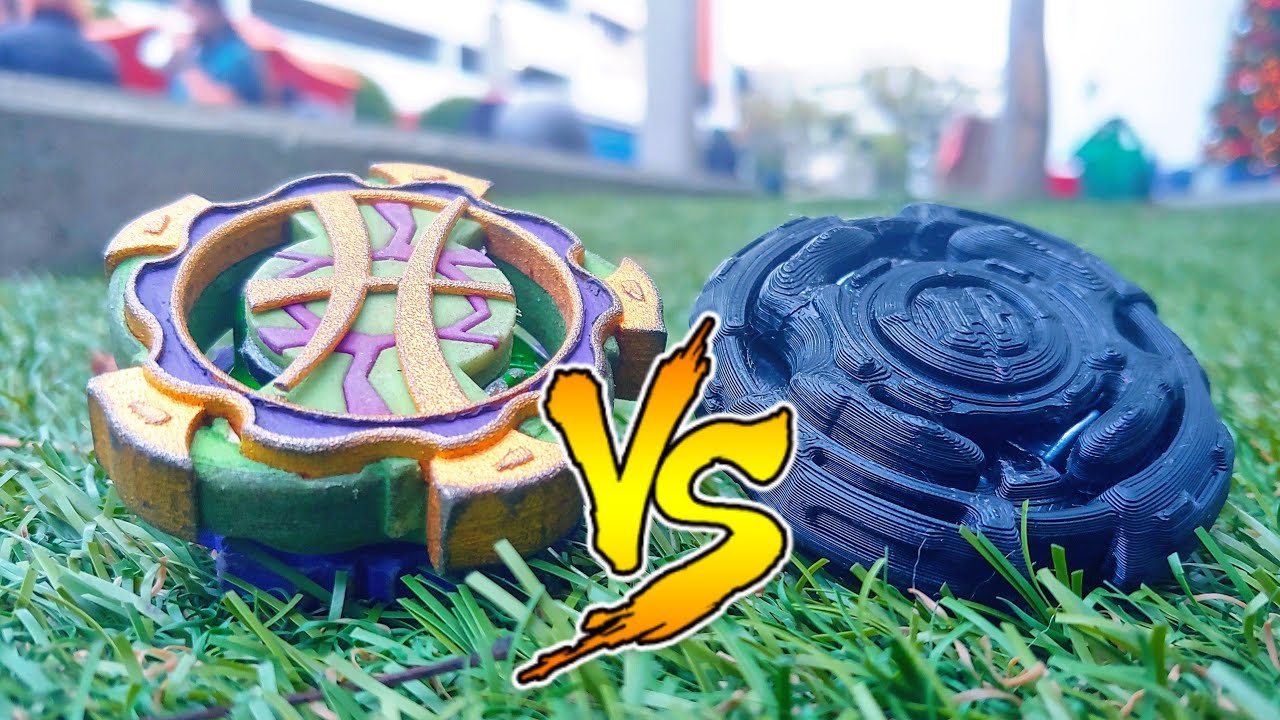 3D PRINTED BEYBLADE BATTLE! EXODUS HYDRA VS INFERNO BACKLASH!