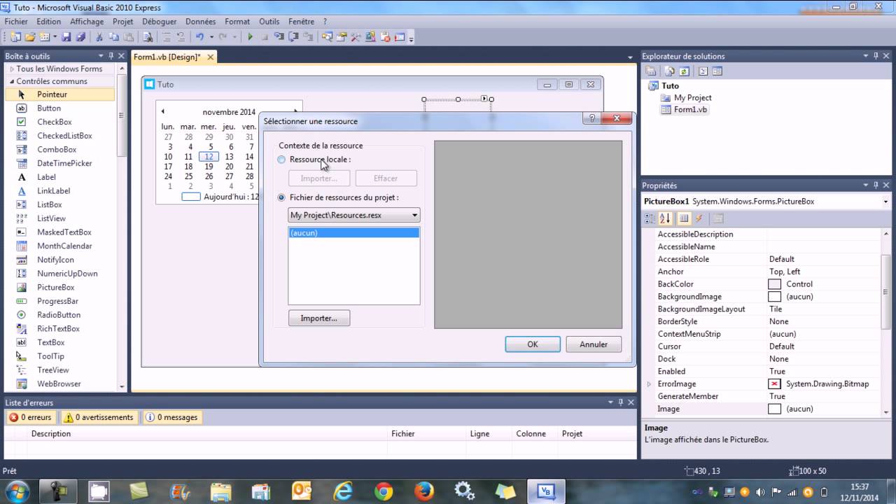[Visual Basic] Créer un petit programme avec Visual Basic 2010