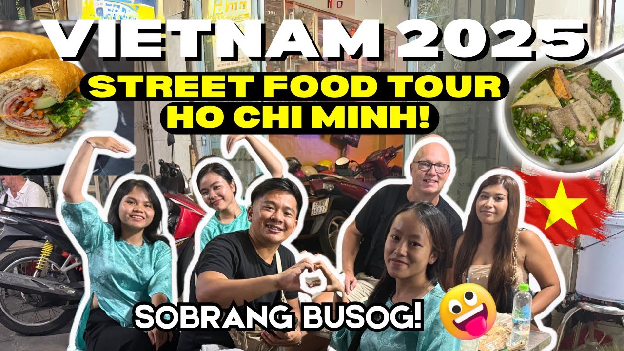 My FIRST NIGHT in HO CHI MINH! 🇻🇳 I Tried the BEST STREET FOOD TOUR Ever! Wander J