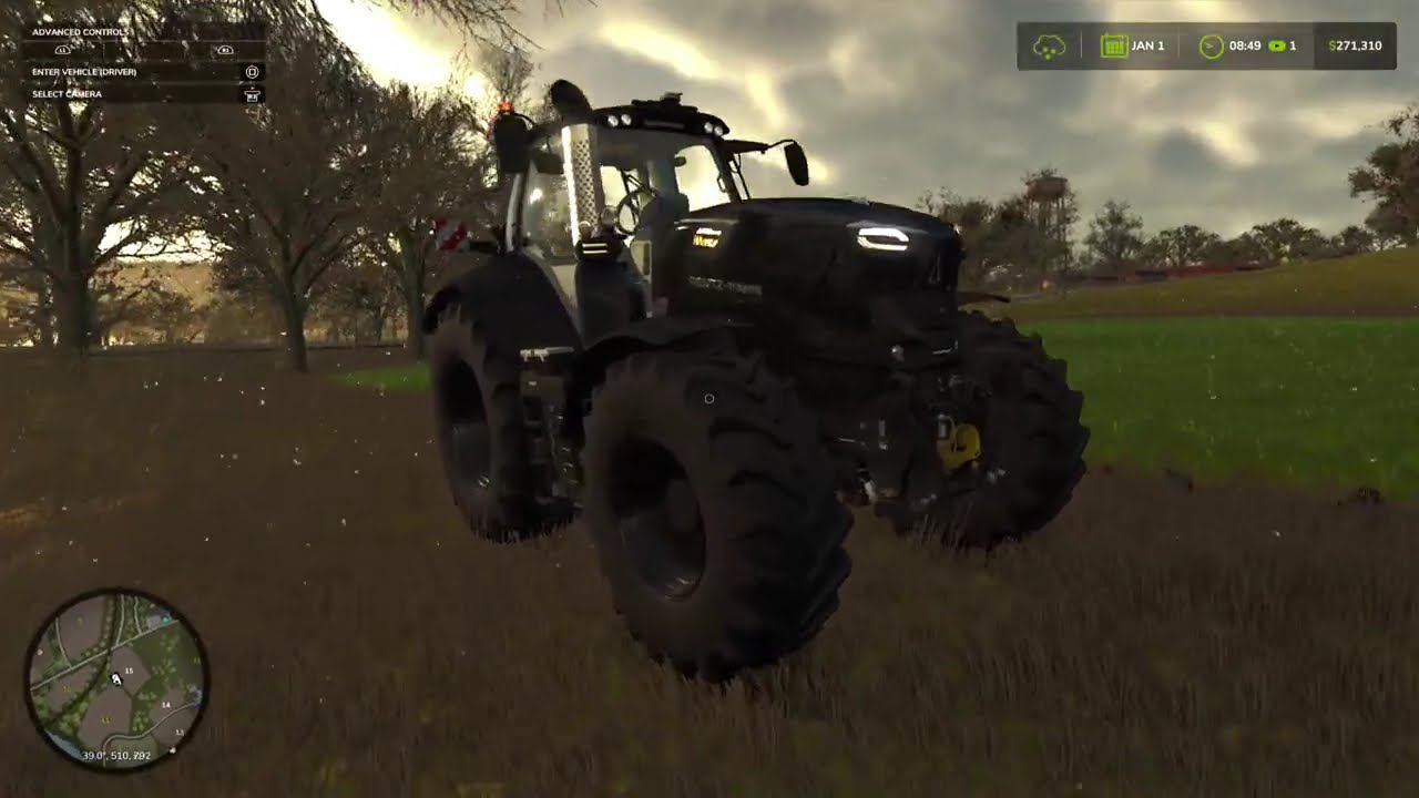 Farming Simulator 25 Riverbend Springs First look at my farm in progress Jan 1st & restock