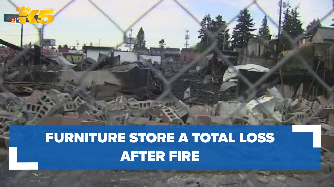 Tacoma furniture store a total loss after fire