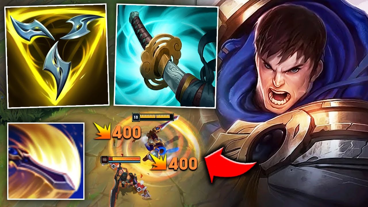 Garen but I spin 15 times in 3 seconds and melt the enemy team (LEGIT BUZZ-SAW)