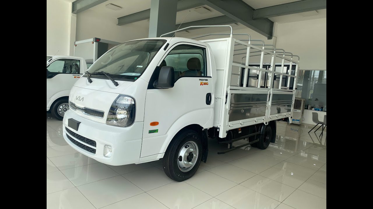 Xe Tải KIA K250 Mui Bạt Màu Trắng - Tải Trọng 2.49 Tấn - Thùng Dài 3.5 Mét - #XeTảiKIABìnhDương