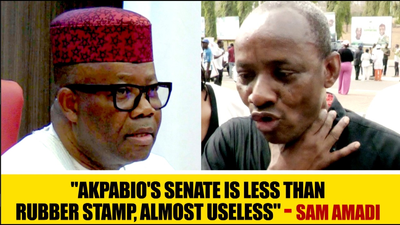 Akpabio's Senate Is A 'Usele$$' Senate -Sam Amadi Fears Akpabio May Destroy Nigeria Because of Power