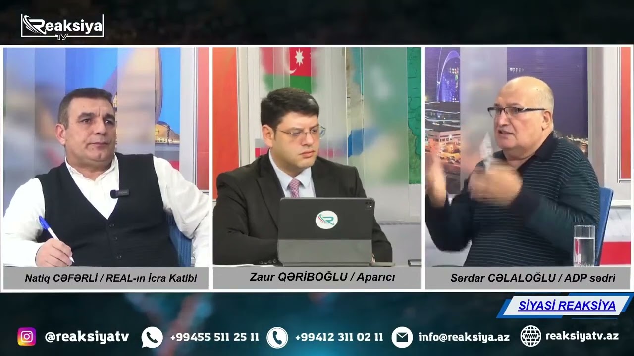 Artan qiymətlər, insanların yaşayışı - Sərdar Cəlaloğlu və Natiq Cəfərli ilə SİYASİ REAKSİYA(təkrar)
