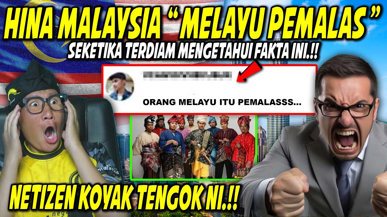 MALU DAN BUNGKAM❗ORANG MALAYSIA JAWAB TUDUHAN NETIZEN‼ MELAYU ITU PEMALAS⁈