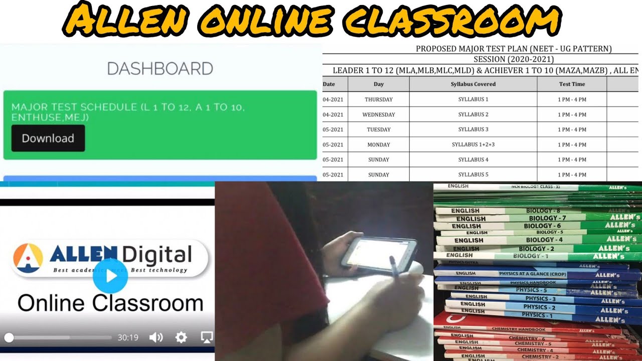 ALLEN ONLINE CLASSROOM||ALLEN BPMS