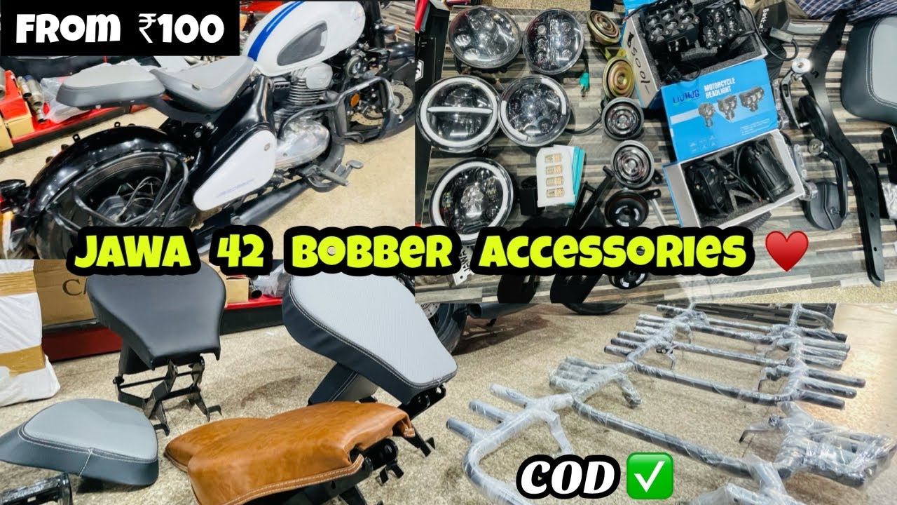 Jawa Bobber 42 Dual Seat 🔥 | Jawa 42 Bobber Accessories | COD Available ✅