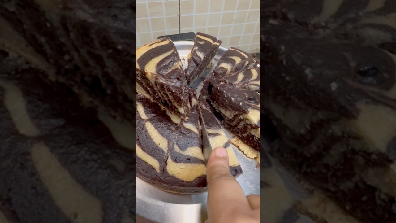 marble cake( zebra cake)  