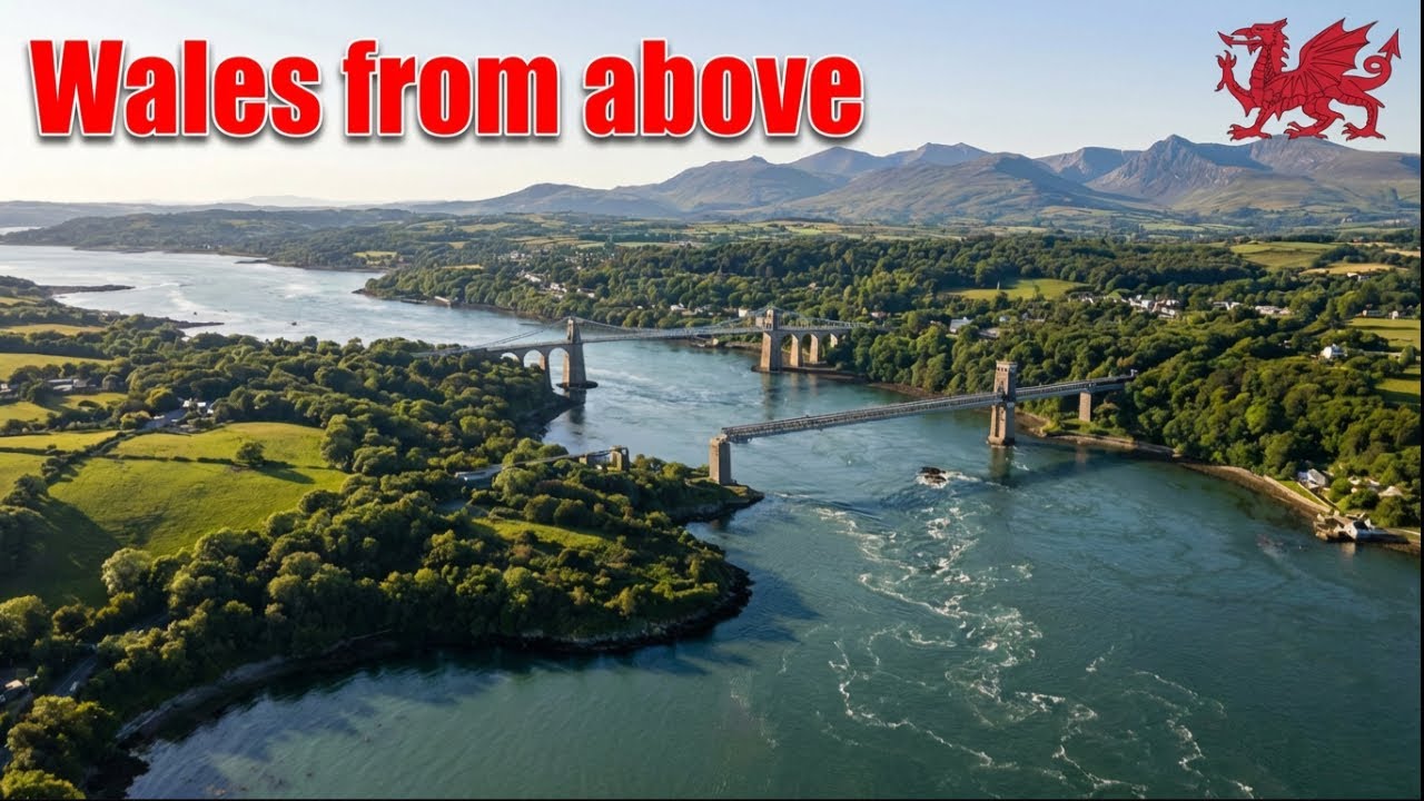 The Menai Strait, Wales – One of the Most Beautiful Drone Flights in Britain