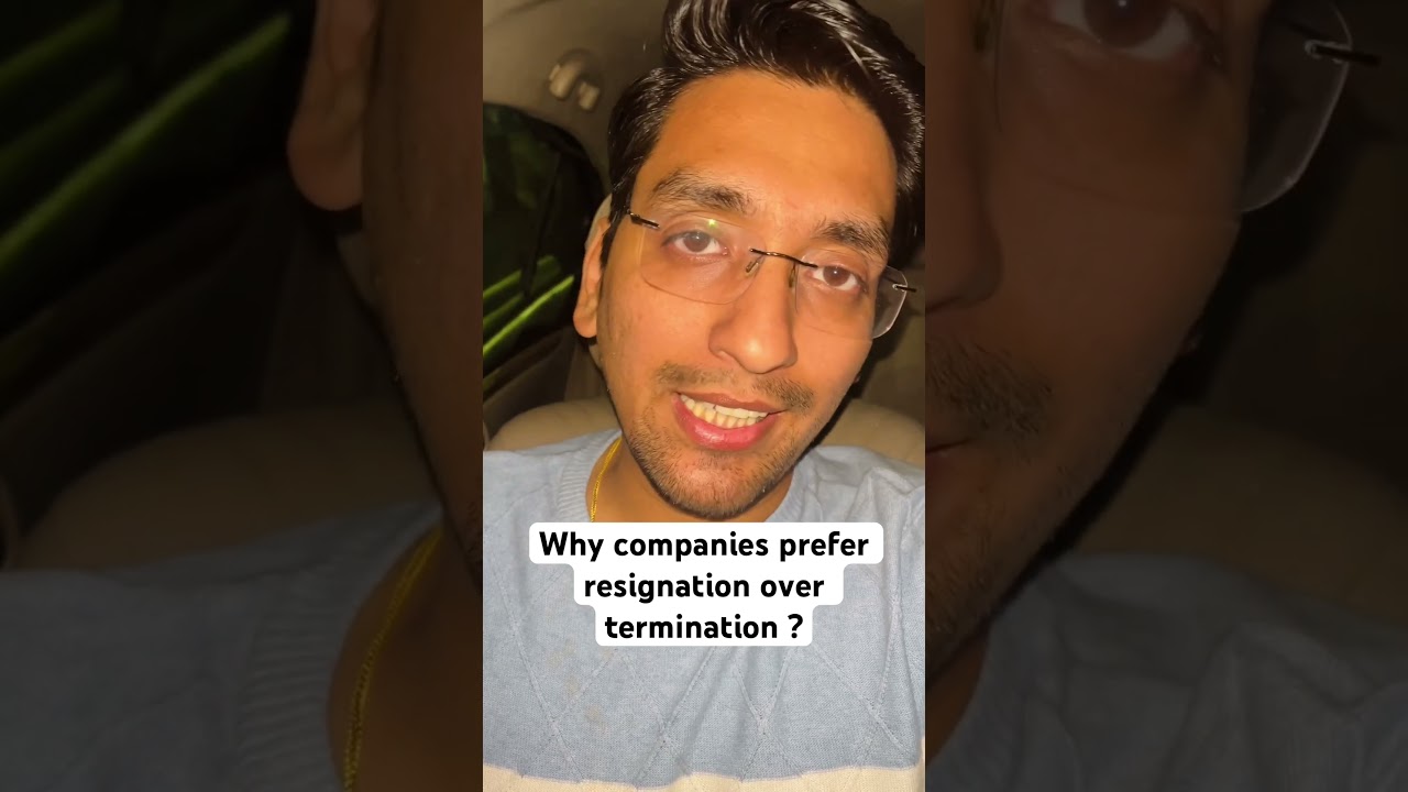 Why companies prefer resignation over termination ? #law #court #lawyer #legal #lawfirm #employment