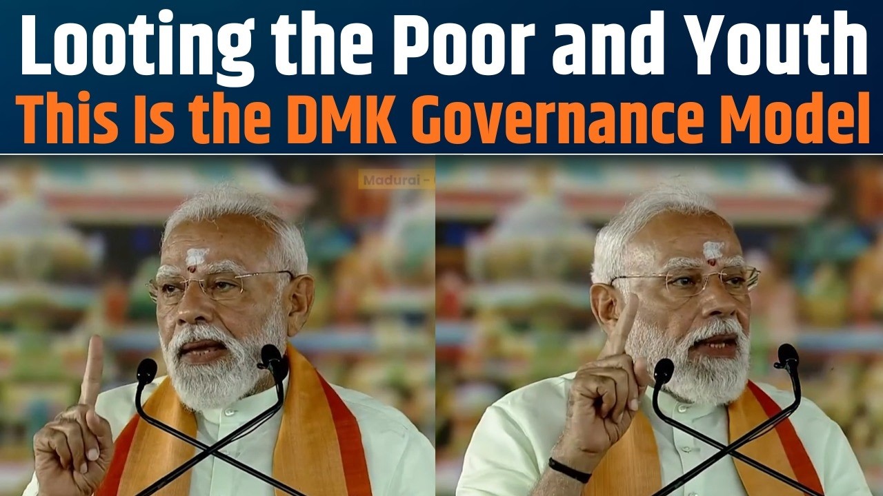 PM Modi Slams DMK Corruption | Promises Clean Governance for Tamil Nadu