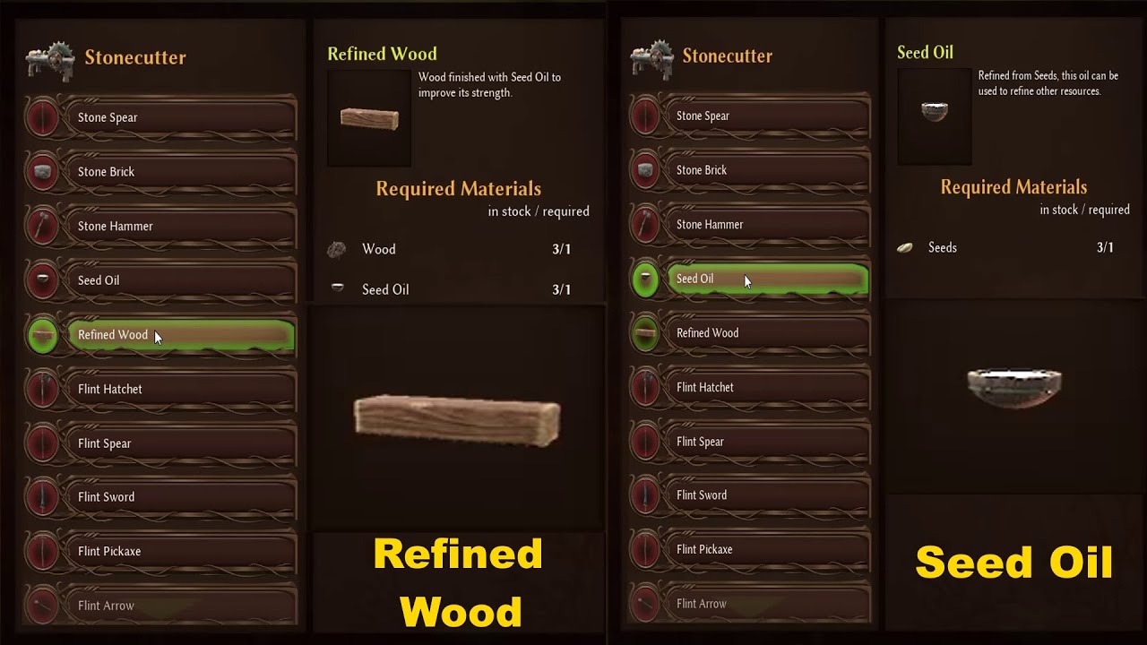 How To Make Refined Wood & Seed Oil in Smalland: Survive The Wilds