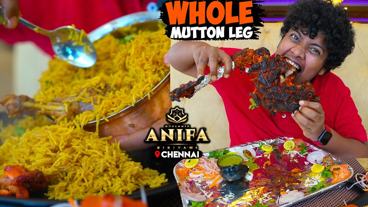 Anifa Biriyani , பிரியாணிகளின் ராஜா - Pepper BBQ and Mutton Biriyani - Chennai - Irfan's View