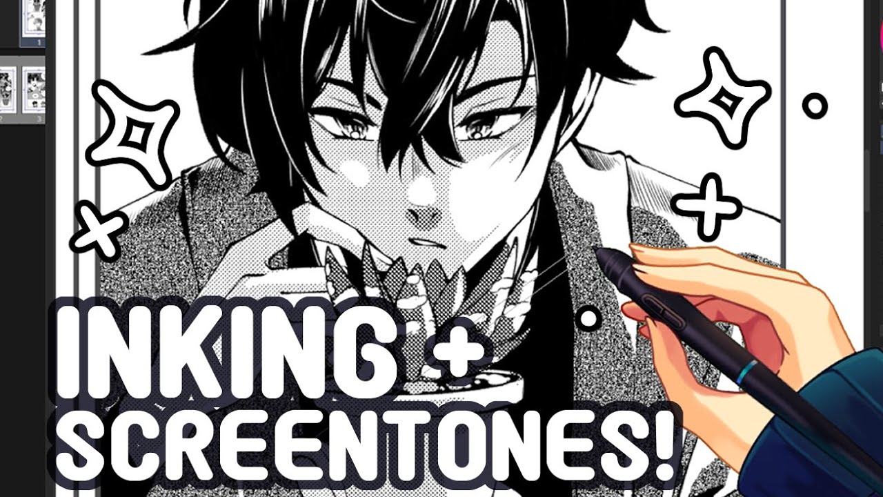 Inking and Screentones in Clip Studio Paint!