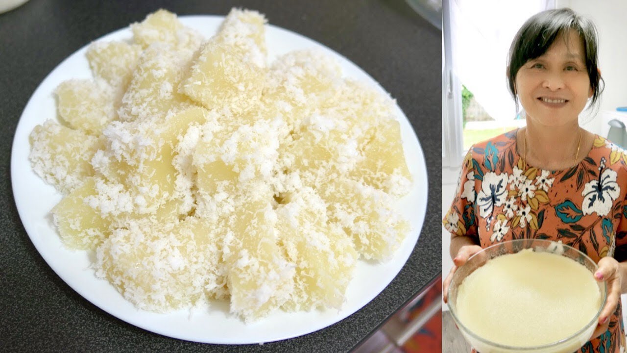 RECETTE DE MA MAMAN #34 Gâteau coco manioc à la vapeur, dessert moelleux asiatique facile en famille
