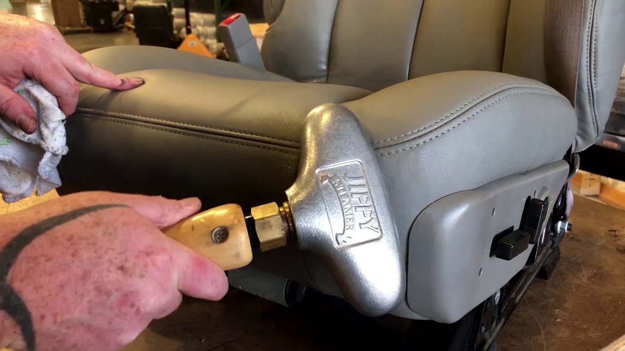 Quick tip: Use steam to get stubborn wrinkles out of your leather seat cover