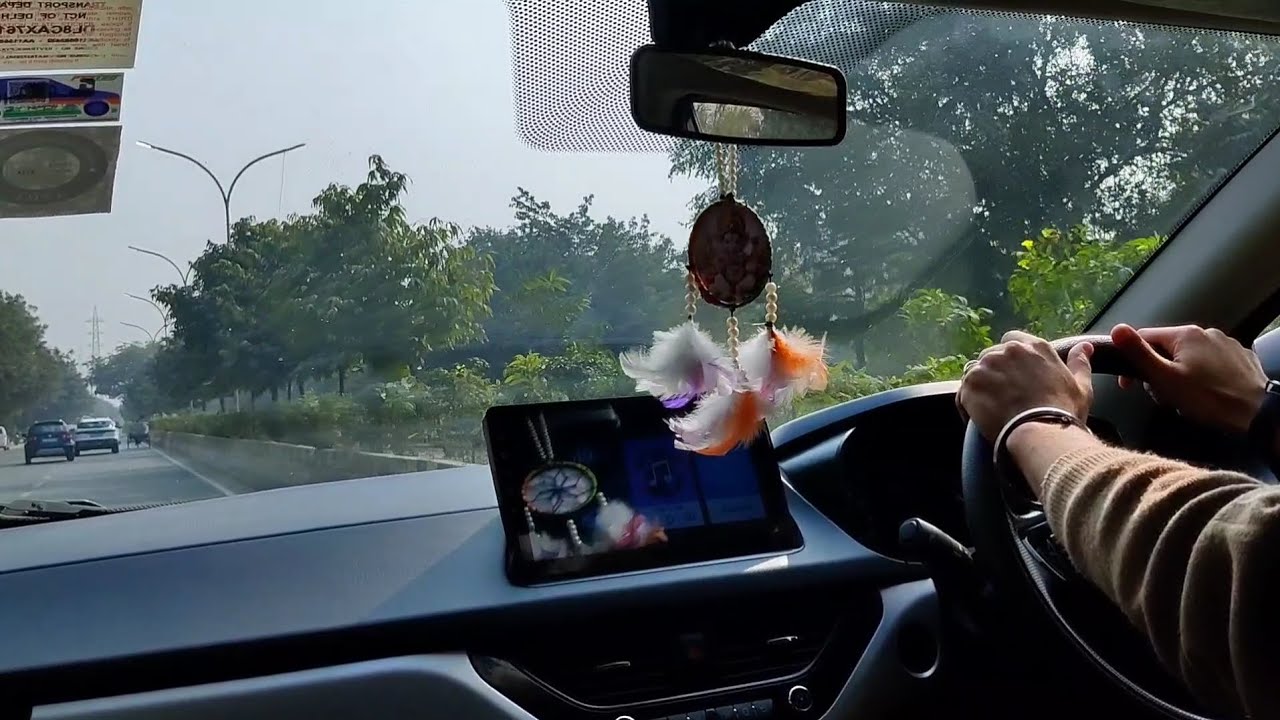  💜 Sometimes Drive peacefully With Music on  ☮️  No Rush 🙂 | Noida City Drive Nexon | #Special #one