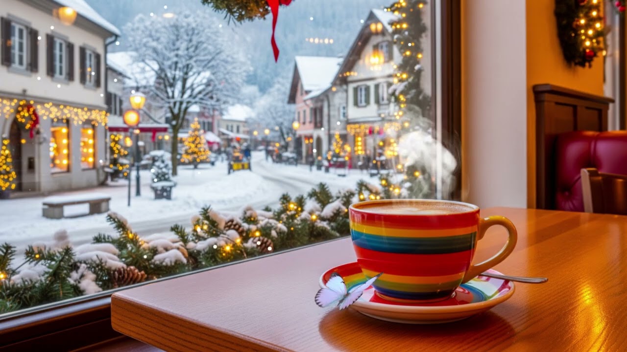 Delicate Jazz Music☃️ Bossa Nova Instrumental and Cozy Jazz Cafe Music for Happy Moods.