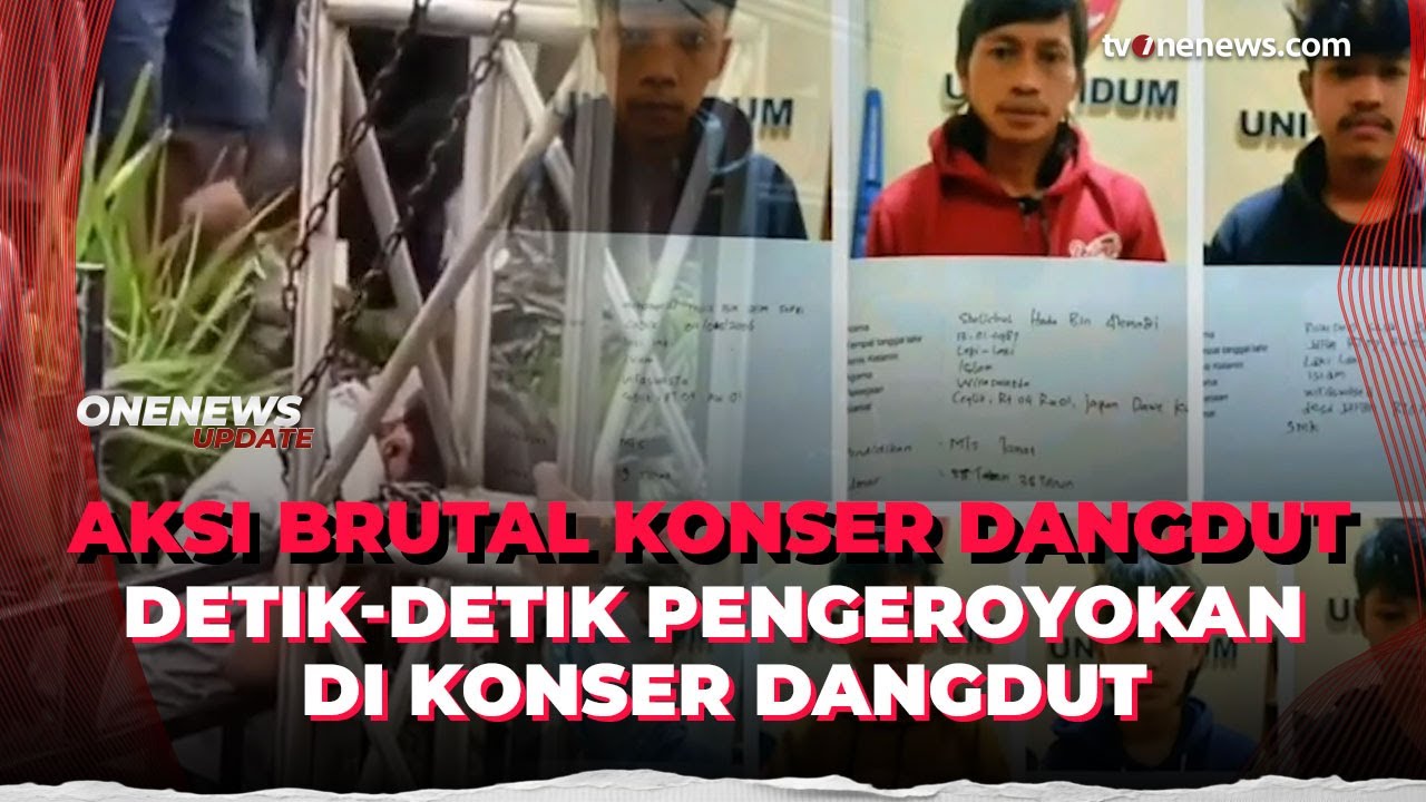 Konser Dangdut Ricuh! Penonton Jadi Sasaran Pengeroyokan Oleh Sejumlah Pemuda | OneNews Update