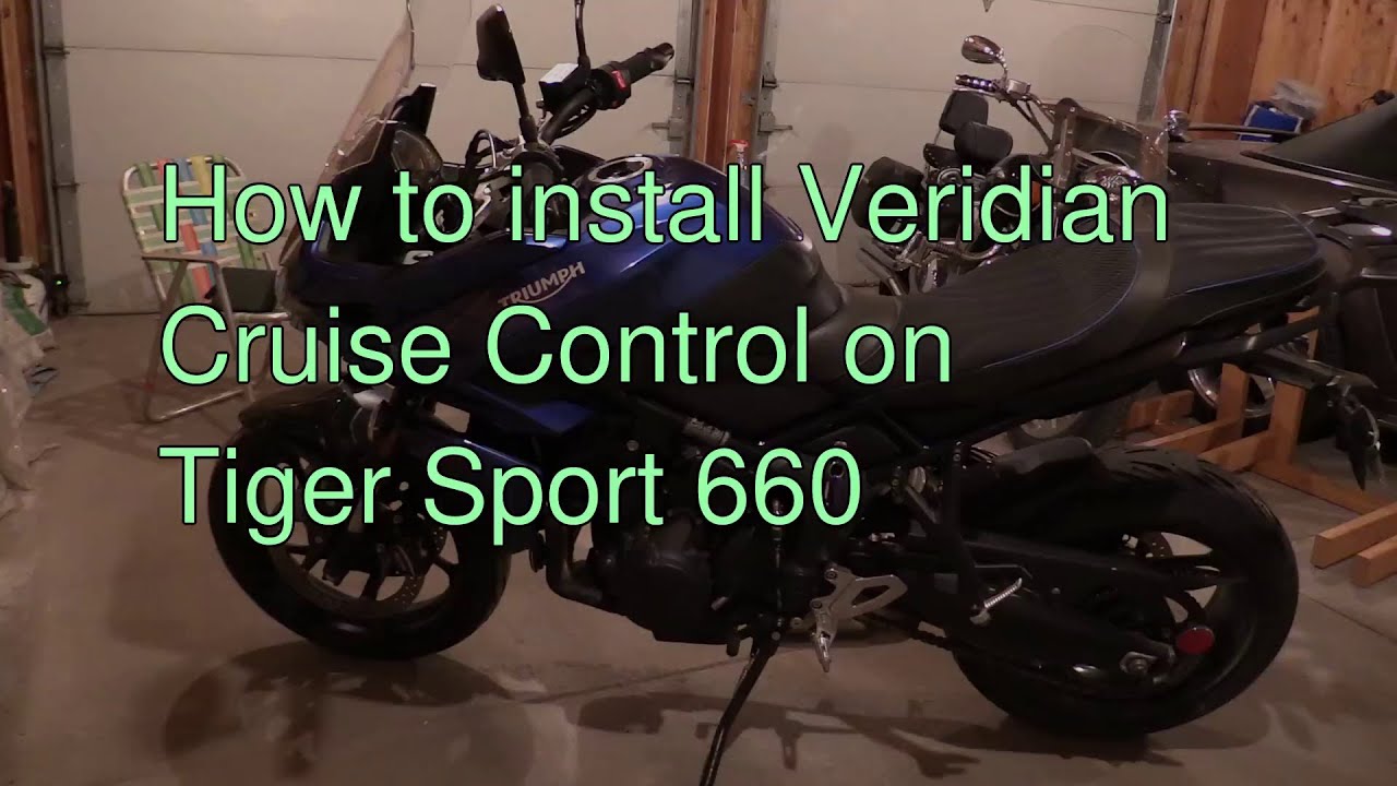 Veridian Cruise Control Install Tiger Sport 660