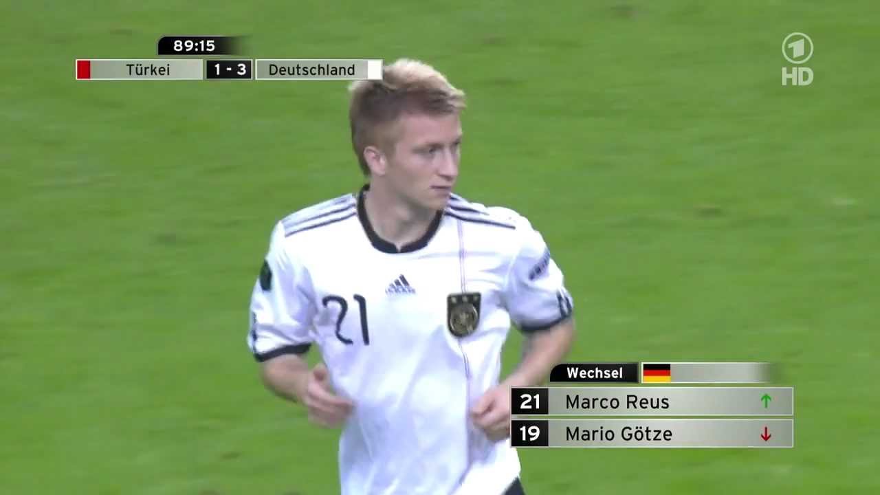 [HD] Marco Reus - Nationalelfdebüt - ENDLICH! =D