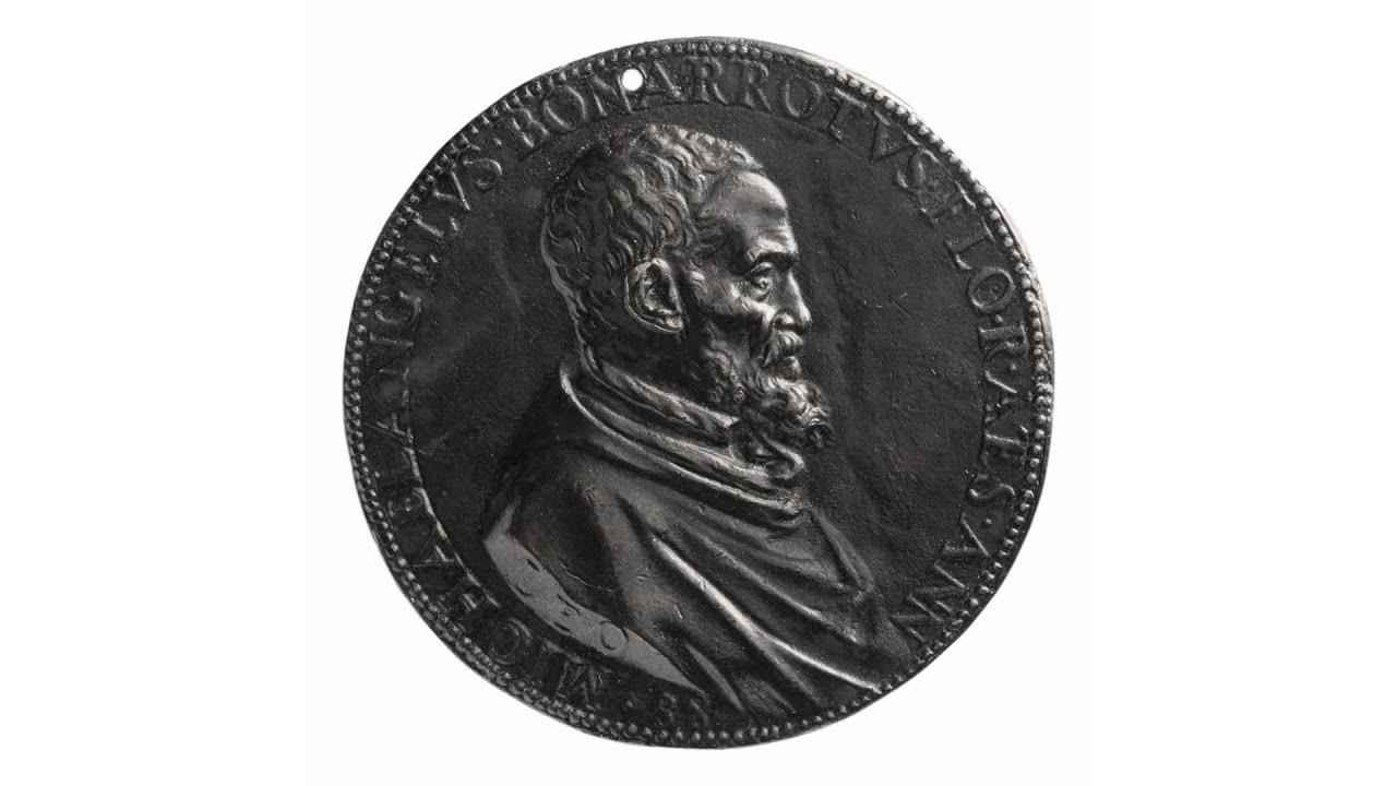 Leone Leoni (1509-1590) Portrait of Michelangelo Buonarotti (1563) EN