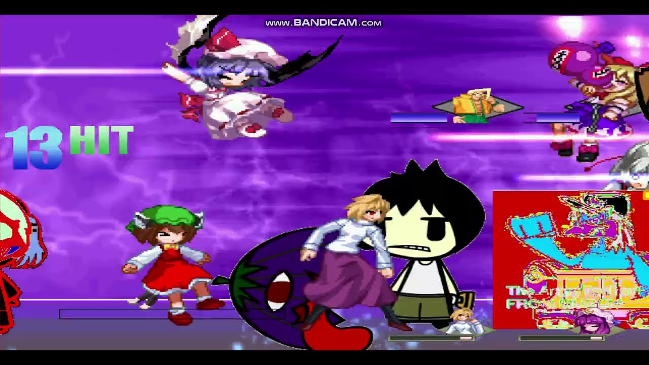 Nicolas16909 Mugen: Team Le Nocalis Shouh Vs Team Touhou