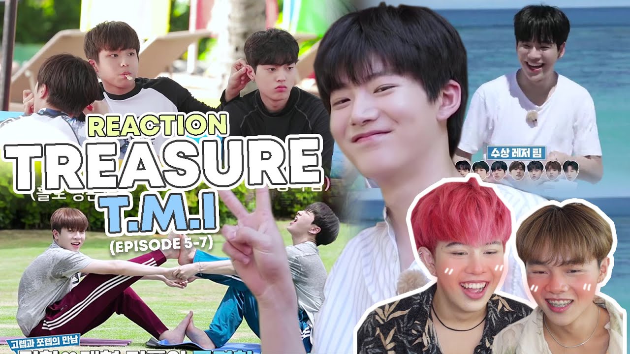 [ENG SUB] REACTION TREASURE T.M.I EP.5-7  TREASURE สุดป่วนบนเกาะบาหลีฮามาก!! (thaisub)  | Toon Mett