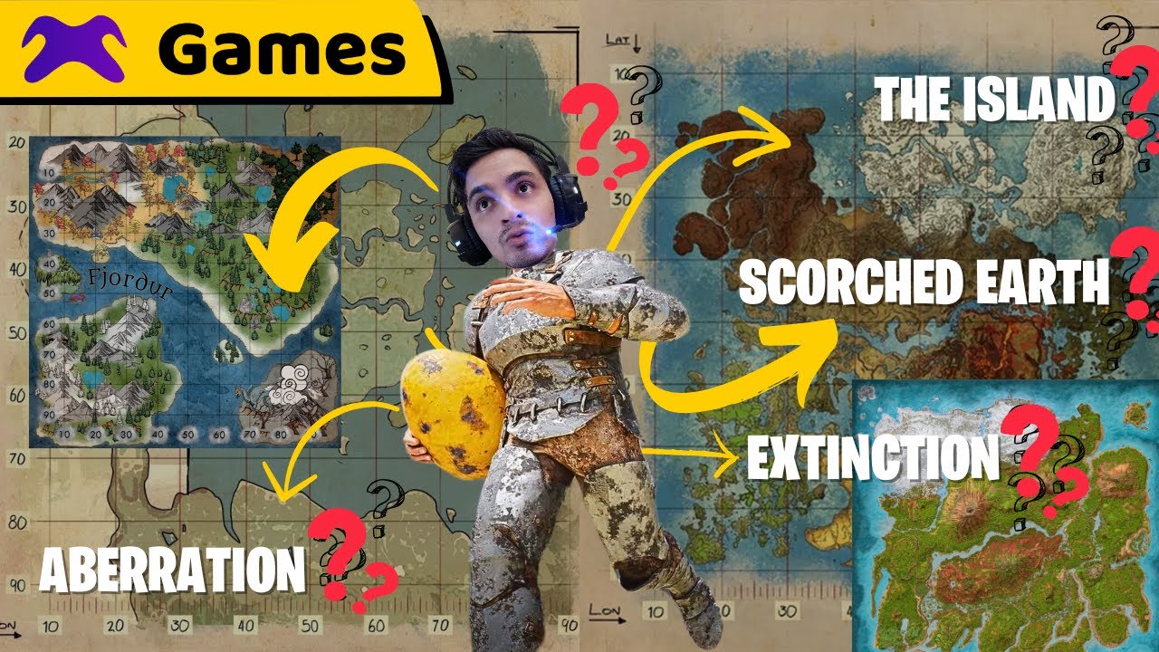 Explorando Mapas: Qual Será o Destino Final para Nossa Jornada em ARK? 🗺️✨