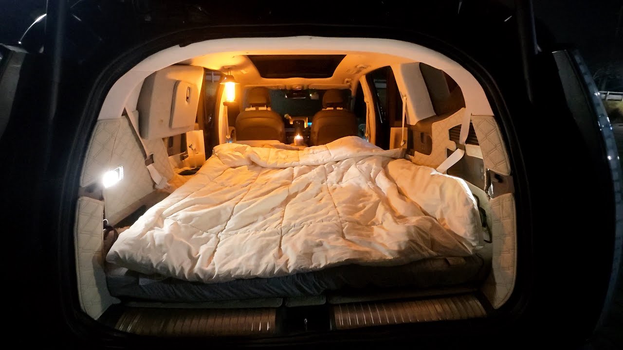 호텔보다 아늑한 차박 l 휴게소에서 하룻밤 l 아라마루 휴게소 l 현대 아이오닉9 l Solo Camping l korea camping