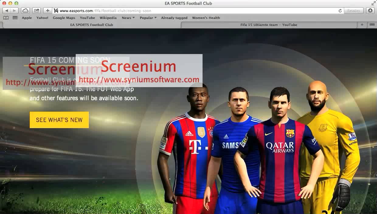 Fifa 15 Web App