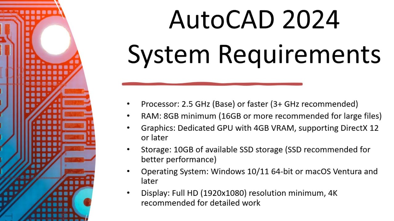 Системные требования AutoCAD 2024 | 5 недорогих ноутбуков для AutoCAD
